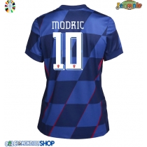Maglie da calcio Croazia Luka Modric #10 Seconda Maglia Femminile Europei 2024 Manica Corta